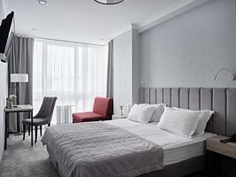 Двухместный номер Business с видом на город 2 отдельные кровати, Отель Европа, Иркутск
