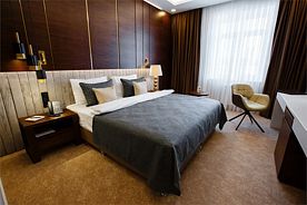 Двухместный номер Стандарт 5* двуспальная кровать, Отель Волга Премиум, Чебоксары