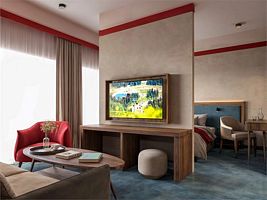 Двухместный Джуниор Сюит 2 отдельные кровати, Отель Лазурит Архыз Hotel & SPA 5*, Архыз