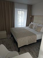 Двухместный номер Cozy №4 с балконом и с видом на море 2 отдельные кровати, Отель Villa History, Зеленоградск