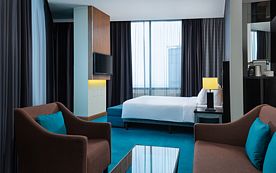 Двухместный Люкс двуспальная кровать, Отель Cosmos Selection Moscow Sheremetyevo Airport Hotel, a member of Radisson Individuals, Химки