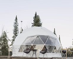 Купольный Дом Тентовый с красивым видом из окна, Отель Дзендом, Шерегеш