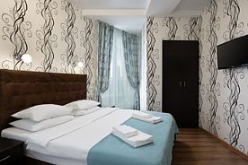 Двухместный люкс с видом на море двуспальная кровать, Kiparis Resort by Stellar Hotels Adler, Адлер