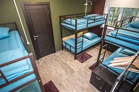 Место в шестиместном смешанном номере, Хостел Green Hostel, Хабаровск