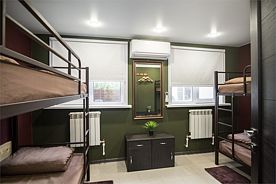 Место в четырех местном номере, Хостел Green Hostel, Хабаровск