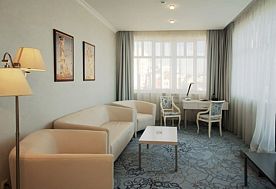 Двухкомнатный номер Люкс с террасой и сауной, Отель Hayal hotel, Казань