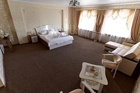 Люкс однокомнатный с джакузи (50кв.м), Гостиница Кама, Чистополь
