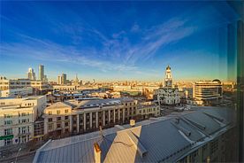 Студия Radius Central House с панорамным видом на центр Екатеринбурга ул. Малышева 42а этаж 9, Апартаменты Rooms-ekb, Екатеринбург