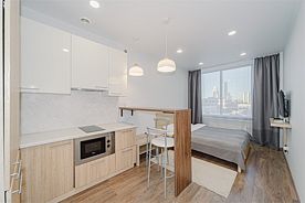 Студия Radius Central House с панорамным видом на центр Екатеринбурга ул. Малышева 42а этаж 11, Апартаменты Rooms-ekb, Екатеринбург