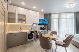 Кореиз, Парковый спуск, 11Б - Студия 1 этаж кв.5, Апартаменты Family Pride Apartments, Кореиз