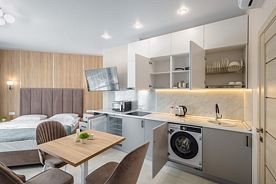 Кореиз, Парковый спуск, 11Б - Студия 2 этаж кв.13, Апартаменты Family Pride Apartments, Кореиз