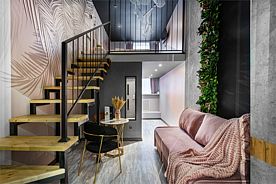 Двухуровневые апартаменты для троих гостей, Отель Smart Hotel, Санкт-Петербург