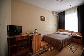 Стандарт Одноместный с двухспальной кроватью, Гостиница Гранд, Тамбов