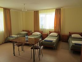 Стандартный четырехместный номер, Гостиница Борей, Ханты-Мансийск