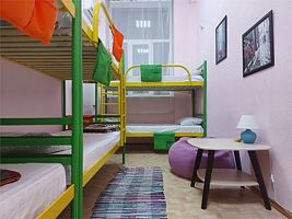 Место в 6-ти местном номере, Гостиница Sunny hostel, Севастополь