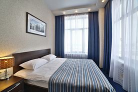 Комфорт двухкомнатный (подходит для лиц с ОВЗ) / Comfort Double Room (suitable for disabled), Отель HELIOPARK Cruise Penza, Пенза