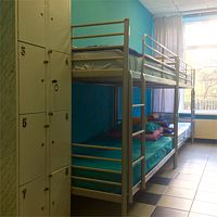 Общий десятиместный мужской номер, Хостел 7 Sky Hostel на Красносельской, Москва