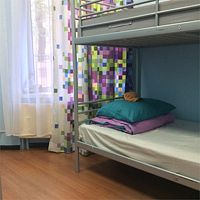 Улучшенный четырехместный общий номер, Хостел 7 Sky Hostel на Красносельской, Москва