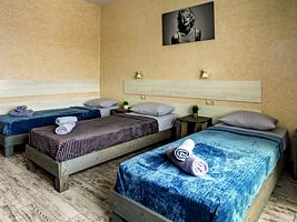 Трехместный с тремя кроватями, Отель Сова, Владикавказ