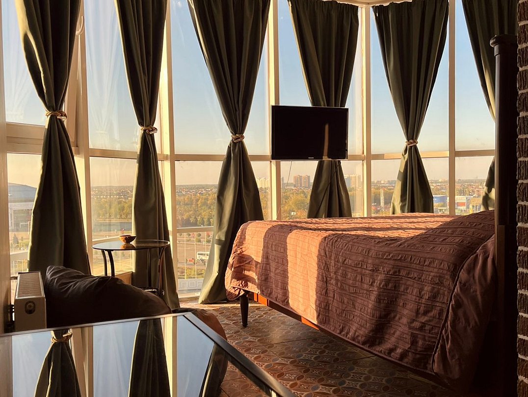 Апартаменты Замечательная уютная квартирка с шикарными видами, Краснодар, Краснодарский край