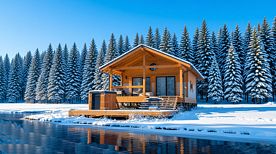 Эко-лодж «Солома House» с купелью на берегу Волги, Ново-Окатово, Калязинский район