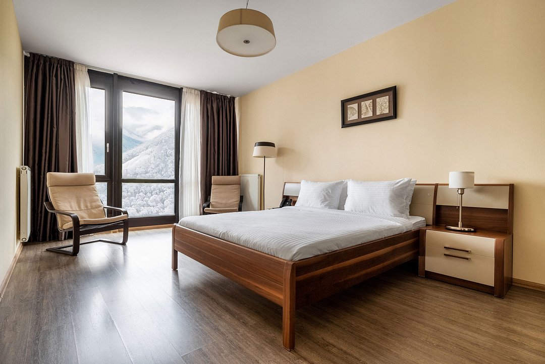 Апартаменты Улучшенный 4-местный 2-комнатный (с 1 спальней)