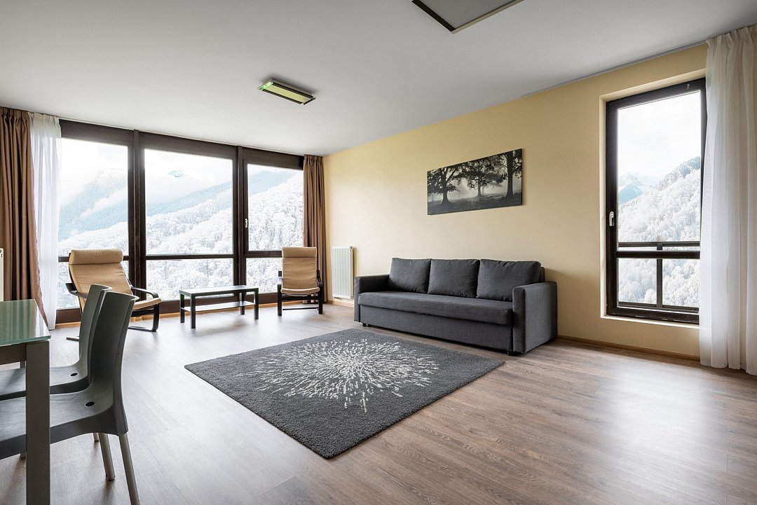 Апартаменты Улучшенный 4-местный 2-комнатный (с 1 спальней)