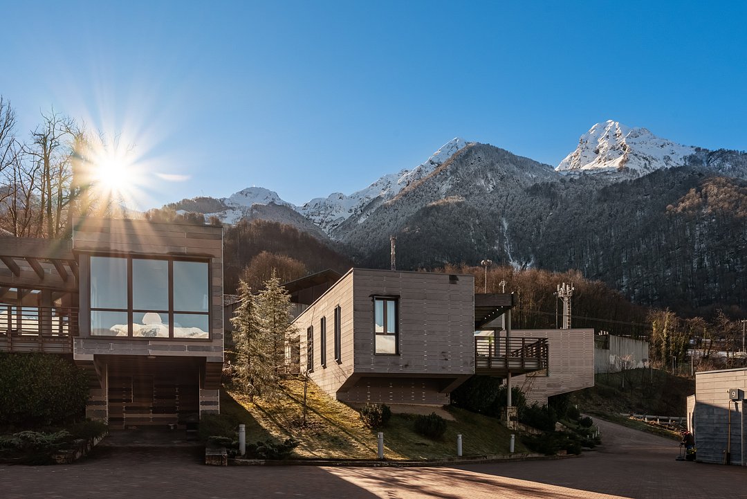 Вилла 9-местный 5-комнатный (с 4 спальнями, вид на горы)