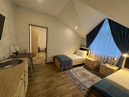 2х комн. Апартаменты Студио с 4 отдельными 1спальн.кроватями, Отель Bellmont, Златоуст