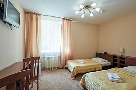 Двухместный номер Standard 2 отдельные кровати, Отель Коробицыно-Каскад, деревня Васильево
