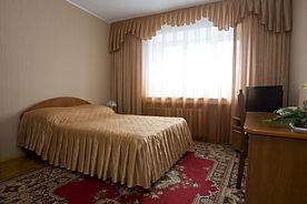 Двухместный номер Standard с видом на город двуспальная кровать, Гостиница Приокская, Калуга
