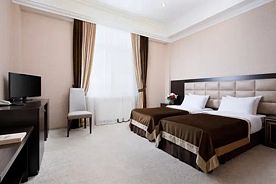 Двухместный номер Стандарт 2 отдельные кровати, Отель Маск Пятигорск, Пятигорск