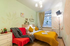 Двухместный номер №1, №2 двуспальная кровать, Отель Boho Botanica, Санкт-Петербург