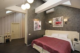 Двухместный номер Paris deluxe с видом на город 2 отдельные кровати, Отель Городской Абсолют, Саратов