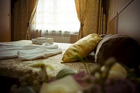 Двухместный номер Standard двуспальная кровать, Отель Гостиница Ландыш, Якутск