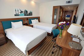 Двухместный номер Standard 2 отдельные кровати, Отель Hampton by Hilton Уфа, Уфа