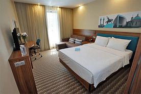 Двухместный номер Семейный двуспальная кровать, Отель Hampton by Hilton Уфа, Уфа