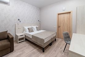 Двухместный номер (2 этаж) Standard двуспальная кровать, Центр Отель на Пушкинской, Ростов-на-Дону