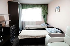Двухместный номер с диваном Standard 2 отдельные кровати, Отель Амто, Елизово
