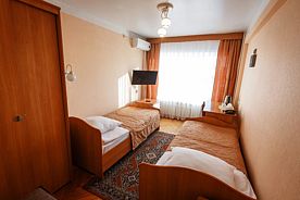 Двухместный номер Стандарт 2 отдельные кровати, Отель Гостиница Зея, Благовещенск