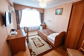 Одноместный номер Первая категория односпальная кровать, Отель Гостиница Зея, Благовещенск