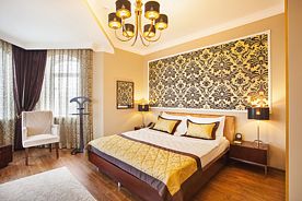 Двухместный номер Exclusive Standard с видом на город двуспальная кровать, Отель Кристэлла, Пятигорск