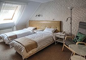 Двухместный номер Standard + Мансарда 2 отдельные кровати, Отель Адрес, Саратов