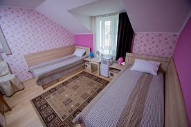 Двухместный номер Эконом №3 2 отдельные кровати, Отель Золотой лев, Омск