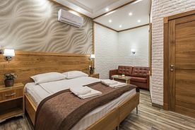 Двухместный номер Deluxe с красивым видом из окна двуспальная кровать, Отель Эра, Санкт-Петербург