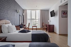 Двухместный номер Стандарт 2 отдельные кровати, Отель Маринс Гранд Астрахань, Астрахань