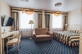 Двухместный номер Business двуспальная кровать, Отель Гостиница Владимир, Владимир