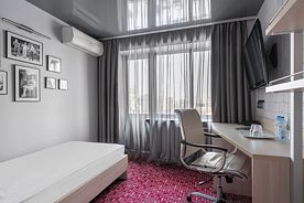Одноместный номер Улучшенный Стандартный односпальная кровать, Отель Marins Park Hotel Нижний Новгород, Нижний Новгород