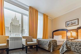 Двухместный номер Modus Делюкс 2 отдельные кровати, Отель Арбат, Москва