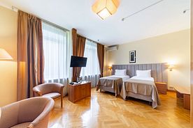 Двухместный номер Делюкс 2 отдельные кровати, Отель Арбат, Москва